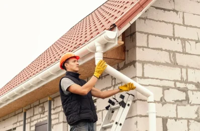 Pose et remplacement de gouttières à Pleugueneuc